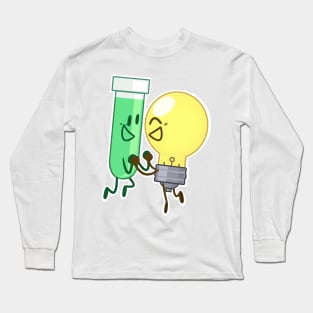 Test Tube x Lightbulb (Inanimate Insanity) Long Sleeve T-Shirt